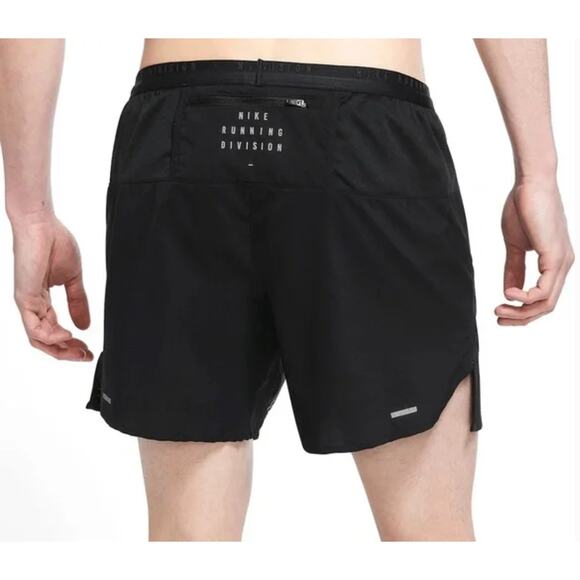 Nike Dri-FIT Stride Run Division 5 Inch Brief-Lined Shorts Black Men's XXL NWT - Picture 2 of 16